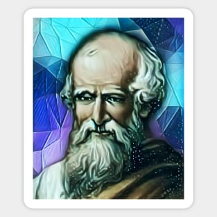 Archimedes Portrait | Archimedes Artwork 6 Sticker